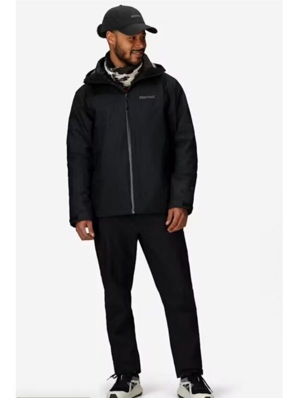 Size L - Marmot Men's Minimalist Pertex 3-in-1 Black Jacket